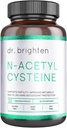 Dr. Brighten N-Acetyl-Cysteine (NAC) - Powerful Glutathione Precursor Amino Acid תוספת עבור אופטימיזציה אופטימאלית, Immune function ו- PCOS - 30 קפסולות