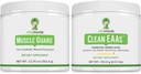 VitaMonk שרירים משמר & ניקוי EAA Bundle, HMB, EAAs, ויטמין D, מגנזיום, 9 חומצות אמינו חיוניות לצמיחה שרירית, התאוששות וביצועים, Lemonade Flavor, No Artificial Sweeteners