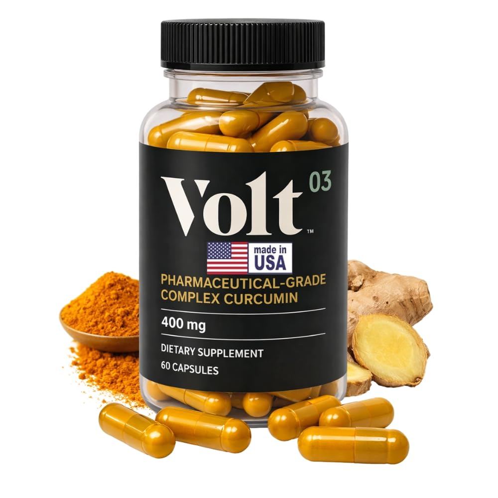 תוספי מזון אורגני Turmeric Curcurmin, 400mg Complex Curcurmin - תוספי תרופות-Grade Curcumin עבור בריאות משותפת, תמיכה החיסון, ותגובה דלקתית בריאה, 60 יום (2 חודש) אספקה