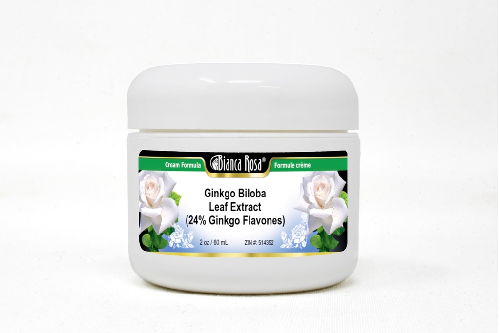 ג'ינקגו בילובה Leaf Extractones (24% ג'ינקגו פלאטון) קרם (2 oz, ZIN: 514352)