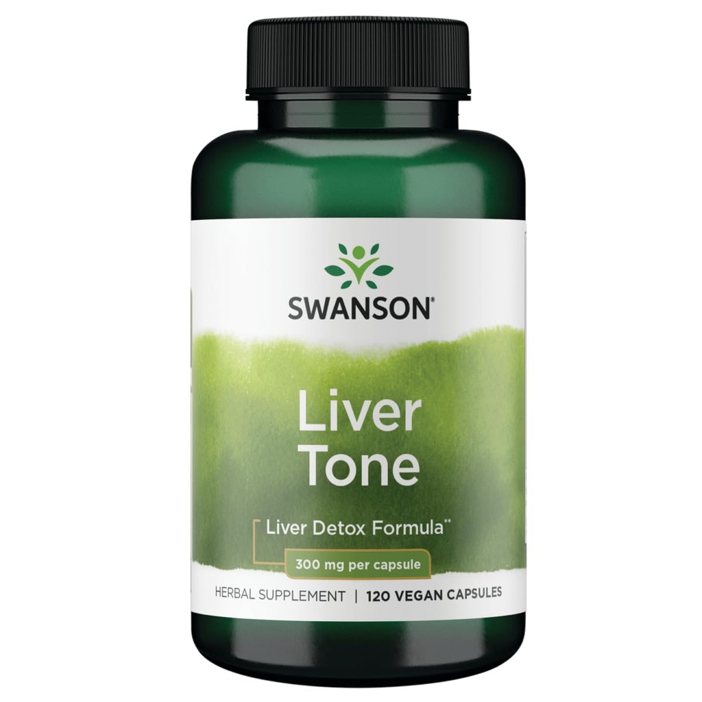 Swanson Liver Tone Liver Detox Formula 300 מיליגרם 120 ואג קפסולות