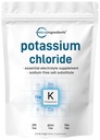 אבקת Potassium Chloride, 1 KG (35 Ounce) | Salt Substitute & Essential hydrotion תוספת אלקטרוליטית | תמיכה מינרל Balance, Heart, Joint, Immune Health