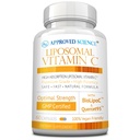 מוסמך מדע Liposomal ויטמין C - 1100 מ"ג - 60 קפסולות - תמיכה Immune, Boost Collagen, Antioxidant - High Absorption - Fat Soluble - Non GMO - טבעוני - מיוצר בארה"ב