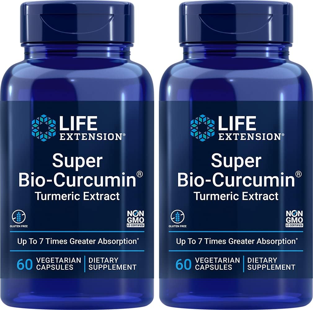 Life Extension Bio-Curcumin Elite 400 מ"ג 60 קפסולות צמחוניות (2 Pack)