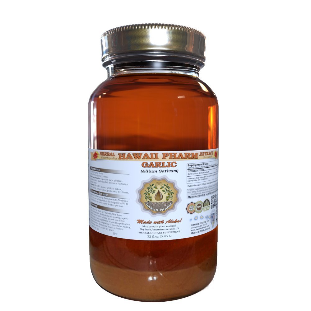 הוואי Pharm Garlic (Allium sativum) לחלץ 32 Oz