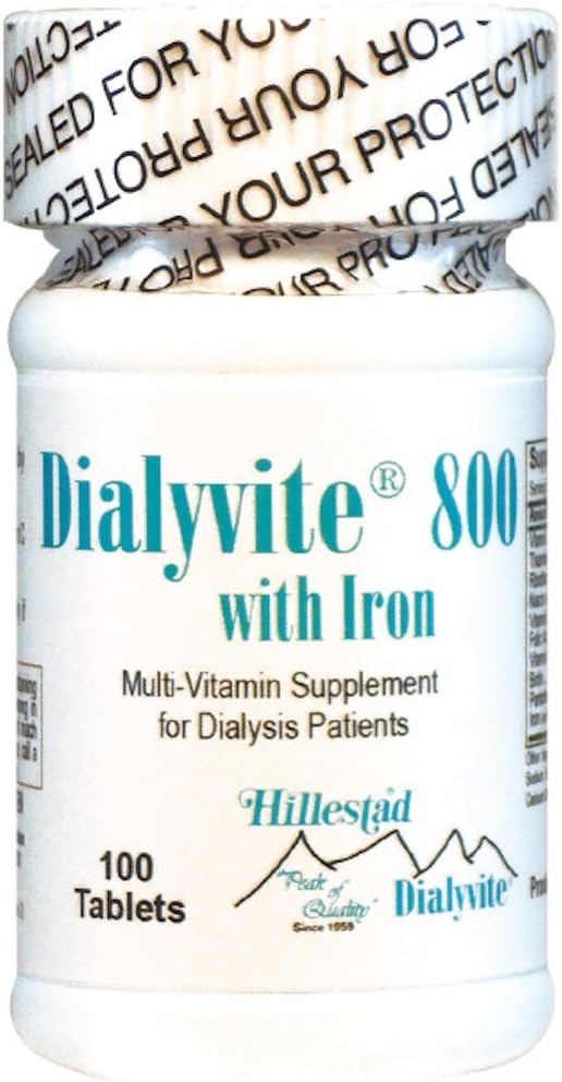 Dialyvite 800 עם ברזל - 100 טבליות
