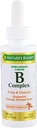 Nature's Bounty B Complex with B12 Sublingual נוזל מהיר Acting Dietary תוסף 2 אונקיה