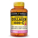 MASON NATURAL 1500mg Collagen עם ויטמין C, ביוטין, ו Calcium, 40 יום אספקת קפסולות, תוספת לשיער, עור וציפורים.