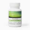 EcoNugenics PowerBiotic: Prebiotic, Probiotic & Postbiotic for Men & Women - 30 קפסולות (1 Daily) - תמיכה בבריאות העיכול, Gut Cleanse, Constipation Relief, Immune Function