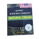 8.5 oz Natural Cream, Big Capacity - All-Natural Formula - Absorbs במהירות