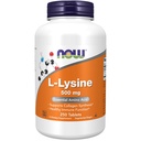עכשיו תוספים, L-Lysine (L-Lysine hydrochloride) 500 מ"ג, Amino Acid, 250 טבליות