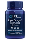 Life Extension Super אומגה 3 EPA / DHA שמן דגים, Sesame Lignans & אוליבץ - בריאות הלב, בריאות המוח, Inflammation Health Support, Cholesterol Health Support, Gluten-Free, non-GMO, 60 Softgels