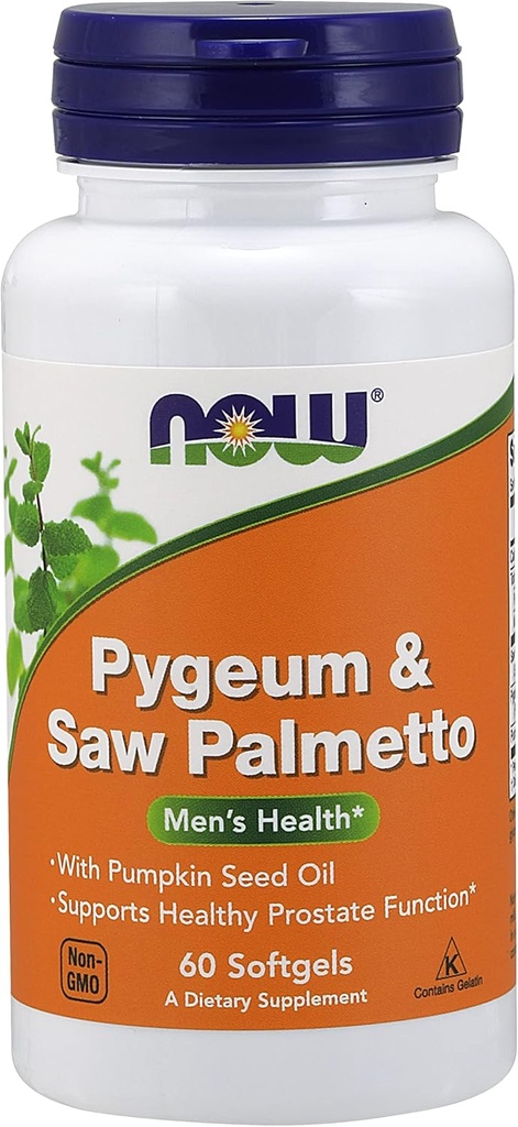 Pygeum & Saw Palmetto לחלץ, 25 מ"ג /80 מ"ג, 60 Sgels על ידי Now Foods (Pack of 2)