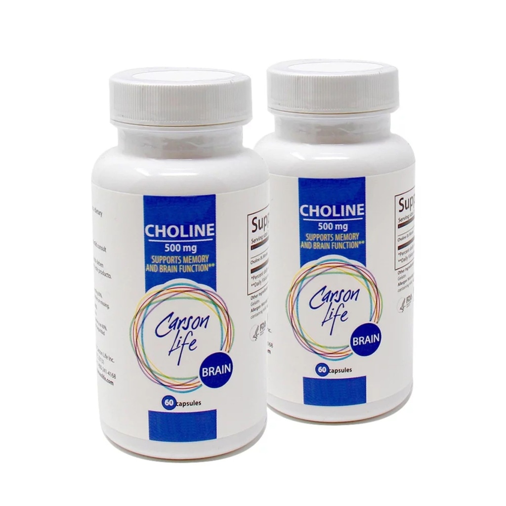 קרסון Life Choline - 60 קפסולות - 2 Pack