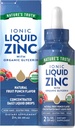 האמת של הטבע Ionic נוזל Zinc תוסף | 2 fl oz | עם אורגני Glycerin | USDA אורגני | טבעוני, Non-GMO & Gluten Free