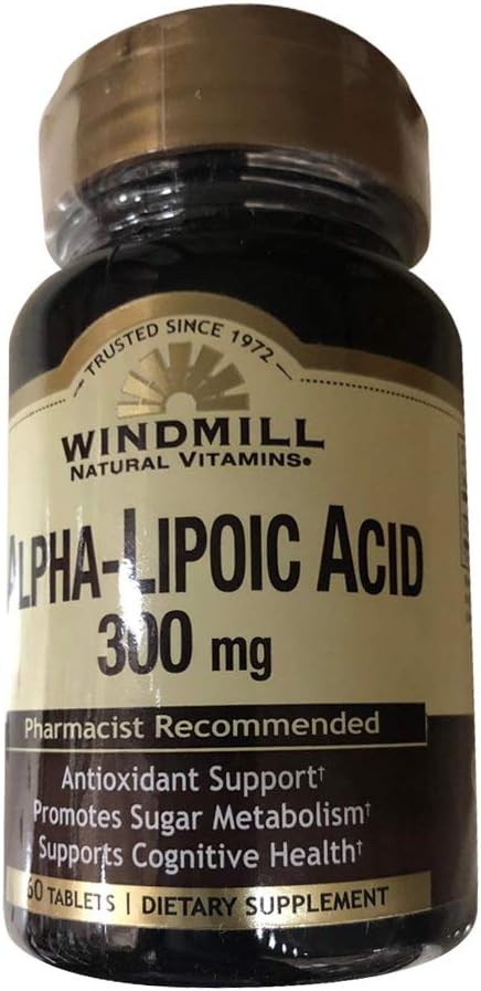 Windmill Alpha Lipoic Acid 300 Mg טבליות 60 Ea, 60.0 הרוזן