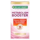 Nature's Bounty Optimal Solutions Metabolism Booster Supplement, Boosts Fat Metabolism, מקדם אובדן שומן Abdominal, עם צ'ירטים שחור ג'ינג'ר, 60 קפסולות