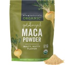 Viva Naturals Organic Maca אבקה, Gelatinized, 16 oz (1 lb) - טבעוני, USDA אורגני, Gluten-Free, non-GMO פרוvian Superfood in Resealable Bag