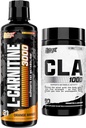 Nutrex Research Liquid Carnitine 3000 - CLA 90 Soft Gels - 1000 מ"ג Conjugated Linoleic Acid Active Band from Spflower Oil