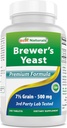 Best Naturals, Brewers Yeast, 7-1/2 Grains עם ויטמין B1, ויטמין B2, 1000 מ"ג 240 טבליות (240 Count (Pack of 1)