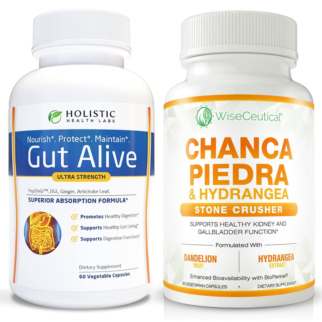 All-Natural Gut and Kidney Health Supplements | ג'ינג'ר, Artichoke Leaf Extract Extract, Deglycerized Licorice Root & Patented Zinc Carnosine | Stone Crusher Chanca Piedra, Hydrangea & Dandelion Root Root Root Root Root Root Root Root Root Root Root Root