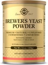 אבקת Yeast של Solgar Brewer, 14 oz - מקור עשיר של Amino Acids, B-Complex ויטמינים, מינרלים וחלבון - טבעי, לא משונן - חלב חינם, צמחוני - 13 משרתים (Packaging עשוי להשתנות)