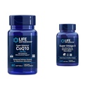 Life Extension Super Ubiquinol CoQ10 עם תמיכה משופרת של Mitochondrial, ubiquinol CoQ10 & Super אומגה -3 EPA / DHA שמן, Sesame Lignans & אוליץ - אומגה 3