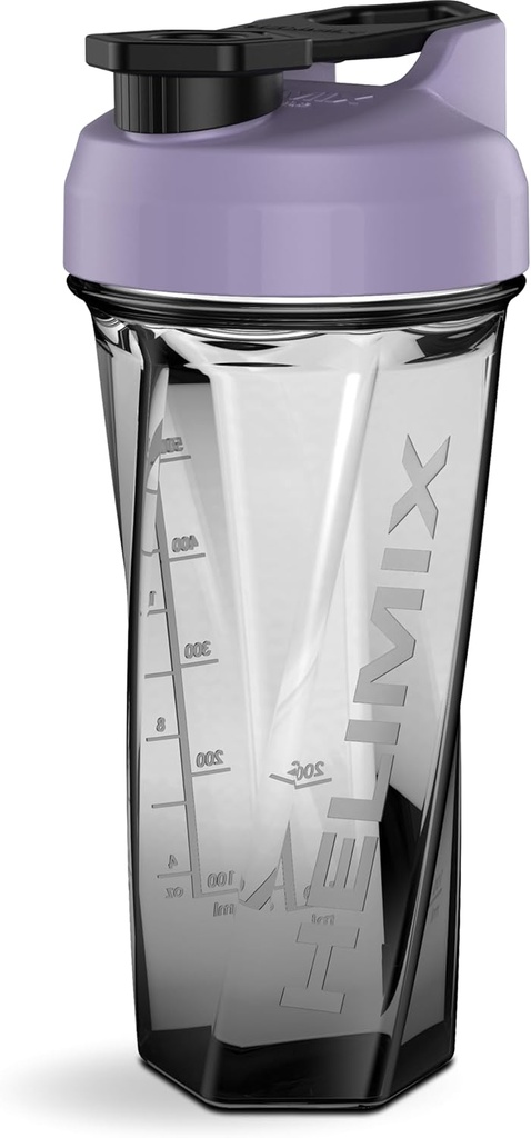 HELIMIX 2.0 וורטקס בלנדר שאקר בקבוק מחזיק עד 28oz | No Banding Ball or Whisk | USA Made | Portable Pre Workout Whey Protein Drink Shaker Cup