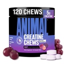 Animal Creatine Chews Tablet - Enhanced Creatine Monohydrate עם AstraGin כדי לשפר את Absorption, מלח ים עבור משאבות נוספות, טבליות טעימים וקוננסיים - GrapepeGinable