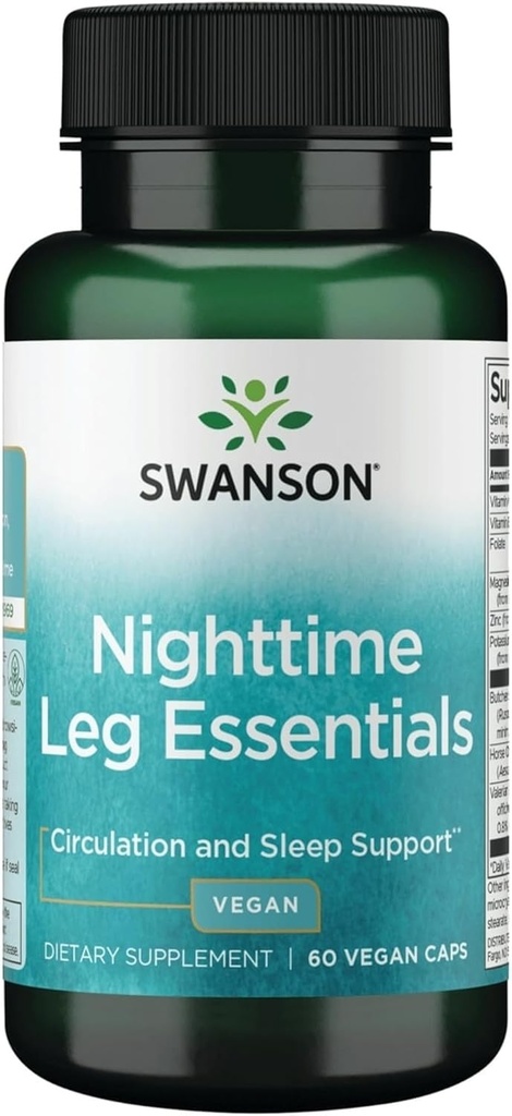 בסביבה הקרובה של Swanson Nighttime Leg Essentials 60 Veg כמוסות