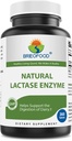 Brieofood Lactase Enzyme Pills - 3000 FCC ALU - 360 טבליות - 360 משרתות - non-GMO, Gluten Freeten