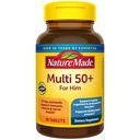 הטבע עשה Multivitamin עבור גברים מעל 50, Mens Multivitamins 50 Plus, תמיכה יומית תזונתית, הטבע עשה ריבוי ויטמינים, 90 טבליות, 90 יום אספקה