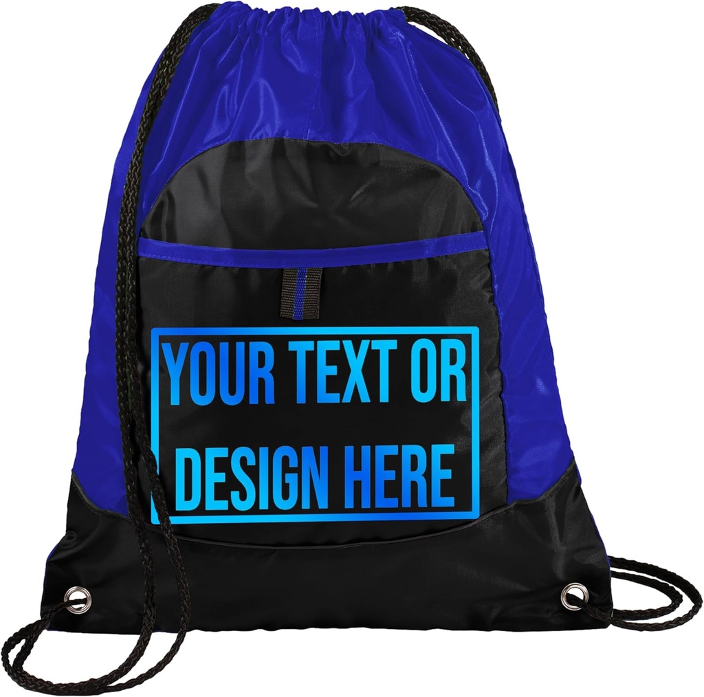 מותאם אישית C אינץ ' Bags עם לוגו, התעמלות צייר באגים - פריטים הנחה הצעות עם הלוגו שלך - קטן מושך Bag