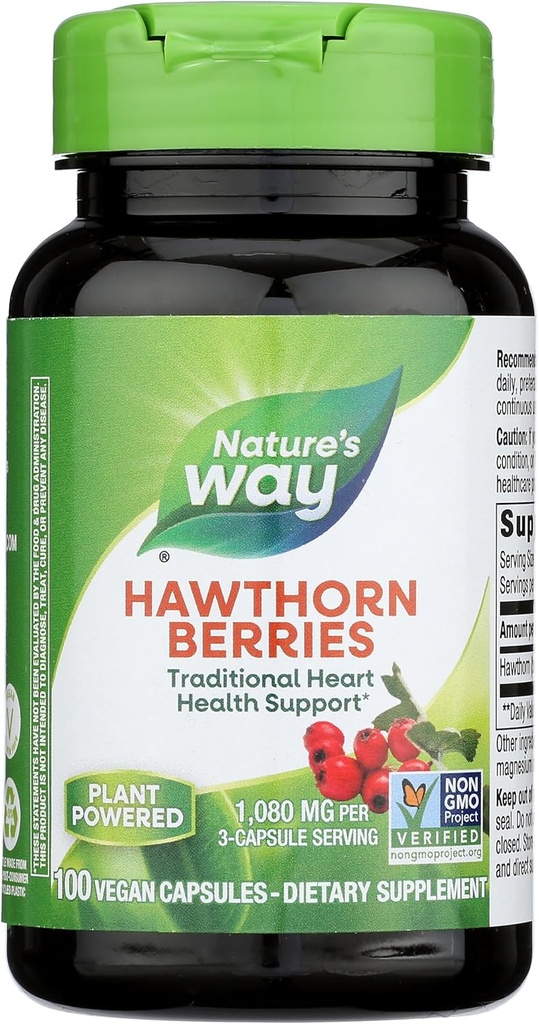 Natures Way Holhorn Berries, 510mg 100 קפסולות