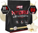LABRADA Hydro 100% טהור hydrolyzed Whey חלבון אבקת Isolate, Lactose חינם, Glutamine, Fastest Digesting Whey זמין, Instant Mixing, Delicious Taste 48 משרתs 4lb (Vanilla)
