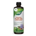 Nature's Way Organic Flax Oil Super Lignan, Cold-Pressed, ו-Unrefined, 24 Fl Oz