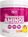 Her Thermogenic Amino Women's Pre Post & Intra Workout Booster (Mango Passion,30שרתים) w BCAA Essential Amino Acids, Caffeine, & Electrolytes- Max Your Workouts w Sustained Energy-Vegan,Sugar Free Amino Acids, Caffeine, & Electrolytes- Max Your Workouts w Sustained Energy-Vegan, Sustained Energy-Vegan, Sustained Energy-Vegan, Sustagar Free