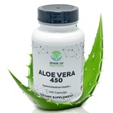 אלוורה 450 קפסולות אורגניות | Non-GMO Aloe Vera Pills | Made with USDA אורגני Aloe Vera Supplements