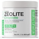 אבקת Zeolite | 1 פאונד - 454 גרם | Ultra FINE Less-Than 1 μm | Clinoptilolite 95% | 3X מופעל | Safe, Gentle, & יעיל אנרגיה | אבקת Zeolite מקורית (454 משרתות) | Myherbalidididididididididididididididididididididididididididididite 95%