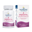 Nordic Naturals Prenatal Multivitamin לנשים - ויטמין טרום לידתי יומי - 22 חומרים מזינים חיוניים, כולל B6, Folate, ברזל - 60 טבליות - 30 משרתים