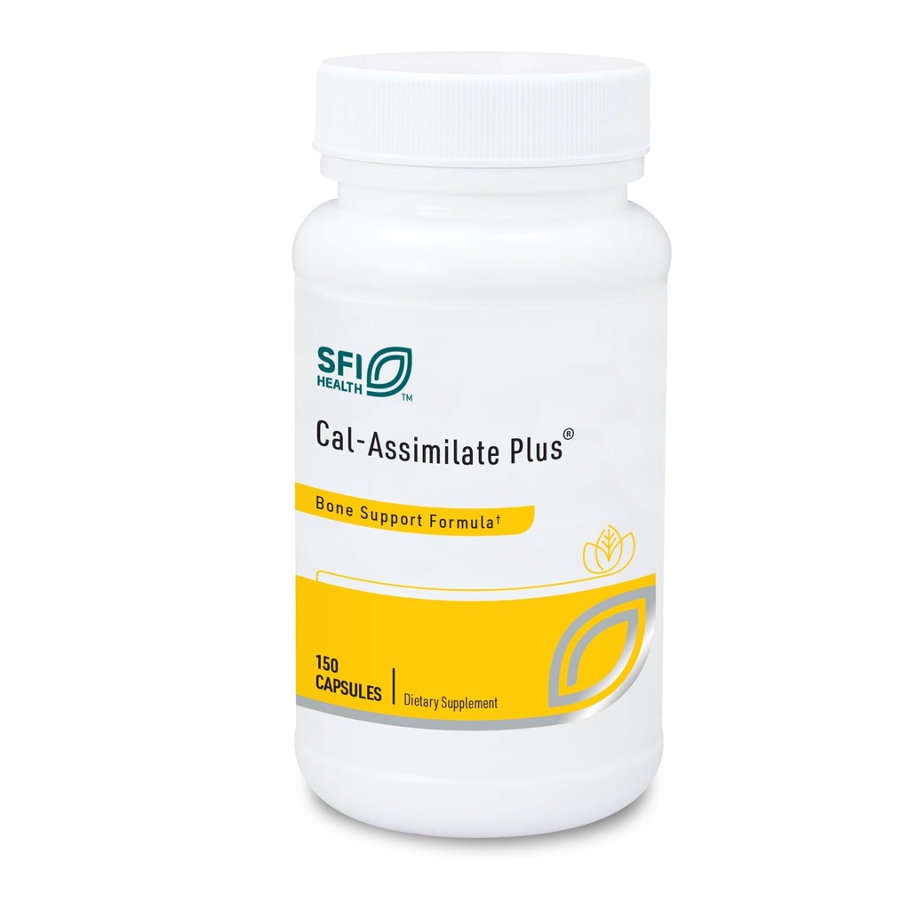 Klaire Labs SFI Health Cal-Assimilate Plus - Triple Calcium העצם תמיכה תרכובת עם ויטמין D3, Key מינרלים & Chondroitin Sulfate, Hypoallergenic & BSE-חינם (150 קפסולות)