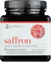 Youtheory Saffron Advanced Dietary תוסף, Elevates Mood & Mental Focus, 60 קפסולות