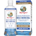 MaryRuth Organics Nighttime Multimineral | No Melatonin | Bedtime Routine | Magnesium Citrate | Calcium | Zinc | ויטמין D3 זמין ב 4 Flavors - טבעוני | סוכר חינם | 32 Ozten Free | 32 Ozium Citrate