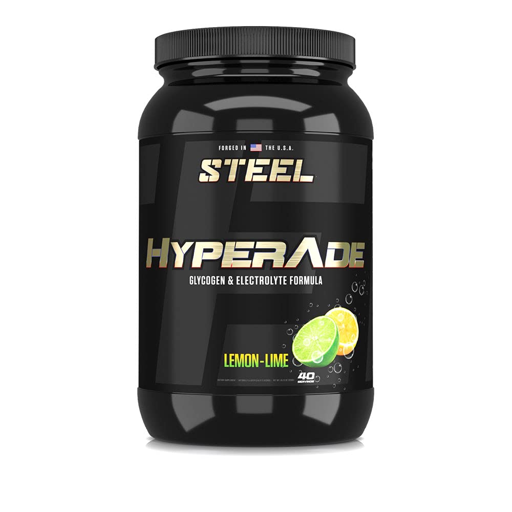 פלדה תוספי Hyperade | Advanced hydrotion אבקת w/Fast Absorbing Electrolytes & Glycogen Formula for Quick Replenishment of Energy & Recovery
