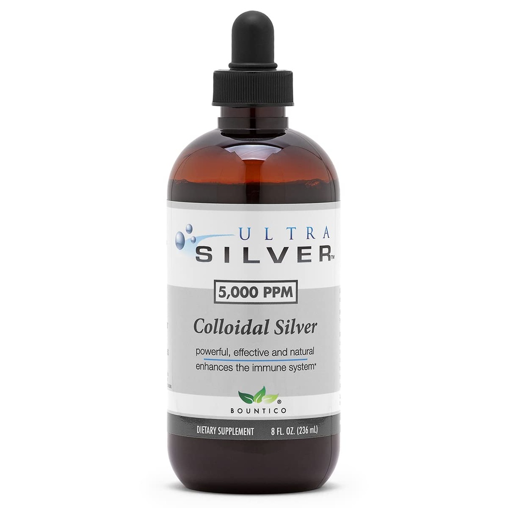Ultra Silver® Colloidal Silver | 5,000 PPM, 8 Oz (236mL)