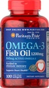 גאווה של Puritan אומגה 3 שמן 1200 מ"ג (360 מ"ג Active אומגה 3) - 100 Softgels
