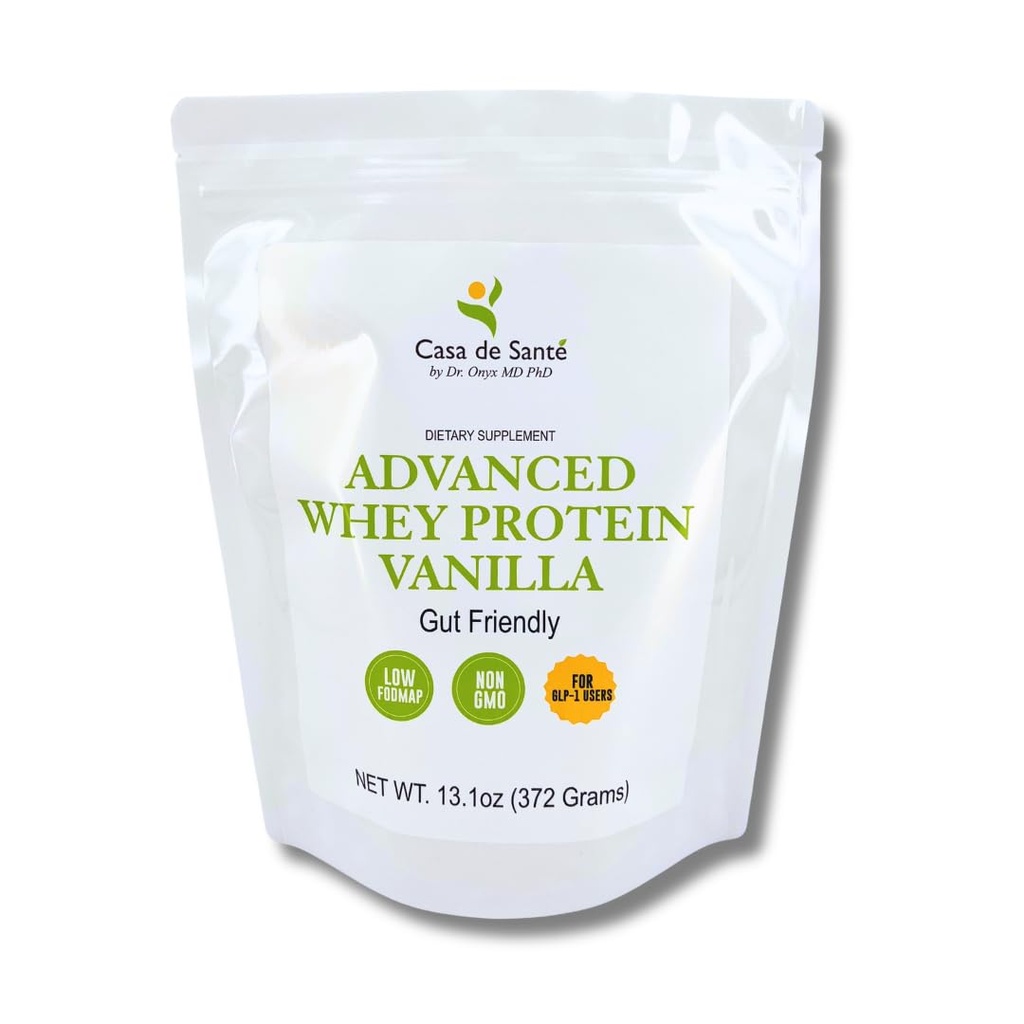 נמוך FODMAP Elemental Diet אבקת חלבון GLP1 IBS & SIBO Keto Paleo.ProHydrolase Digestive Enzymes (Gluten Soy Sugar & Grain חינם)Low Carb Whey חלבון Isolate (WPI) Gut Friendly All Vanilla Natural Veil