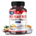 Ultra Red Yeast Rice CoQ10 - קידום בריאות כוללת עם Niacin, L-Arginine, L-Citrulline (90 Count (Pack of 1))