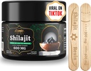 Sennasi 600 MG Shilajit Resin - תוספי Shilajit עם Fulvic Acid & 85 + Trace מינרלים עבור אנרגיה, חסינות, כוח המוח, 30 גרמים